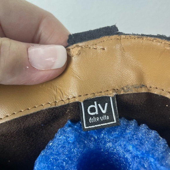 Dolce Vita DV Gray Suede Side Zip Heeled Boots size 6.5 M - Picture 6 of 17